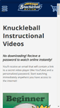 Mobile Screenshot of knuckleballnation.com